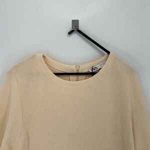 Zara Knit Long Sleeve Maxi Dress